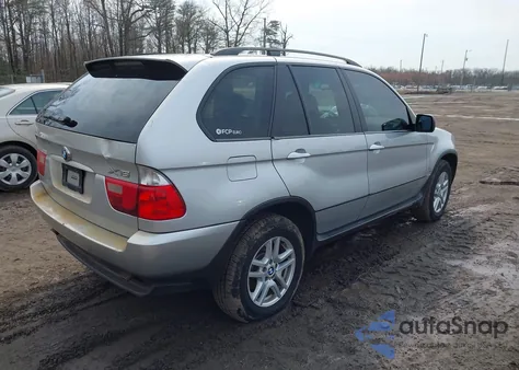 2004 BMW X5 3.0I from USA, damaged, VIN 5UXFA13524LU23251